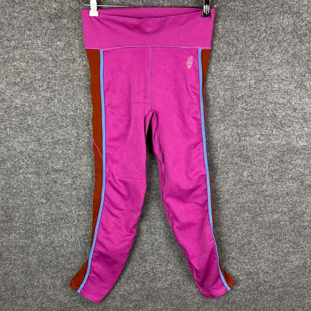 FP Movement Leggings Womens Medium/Large‎ Colorblock Athletic Running Workout